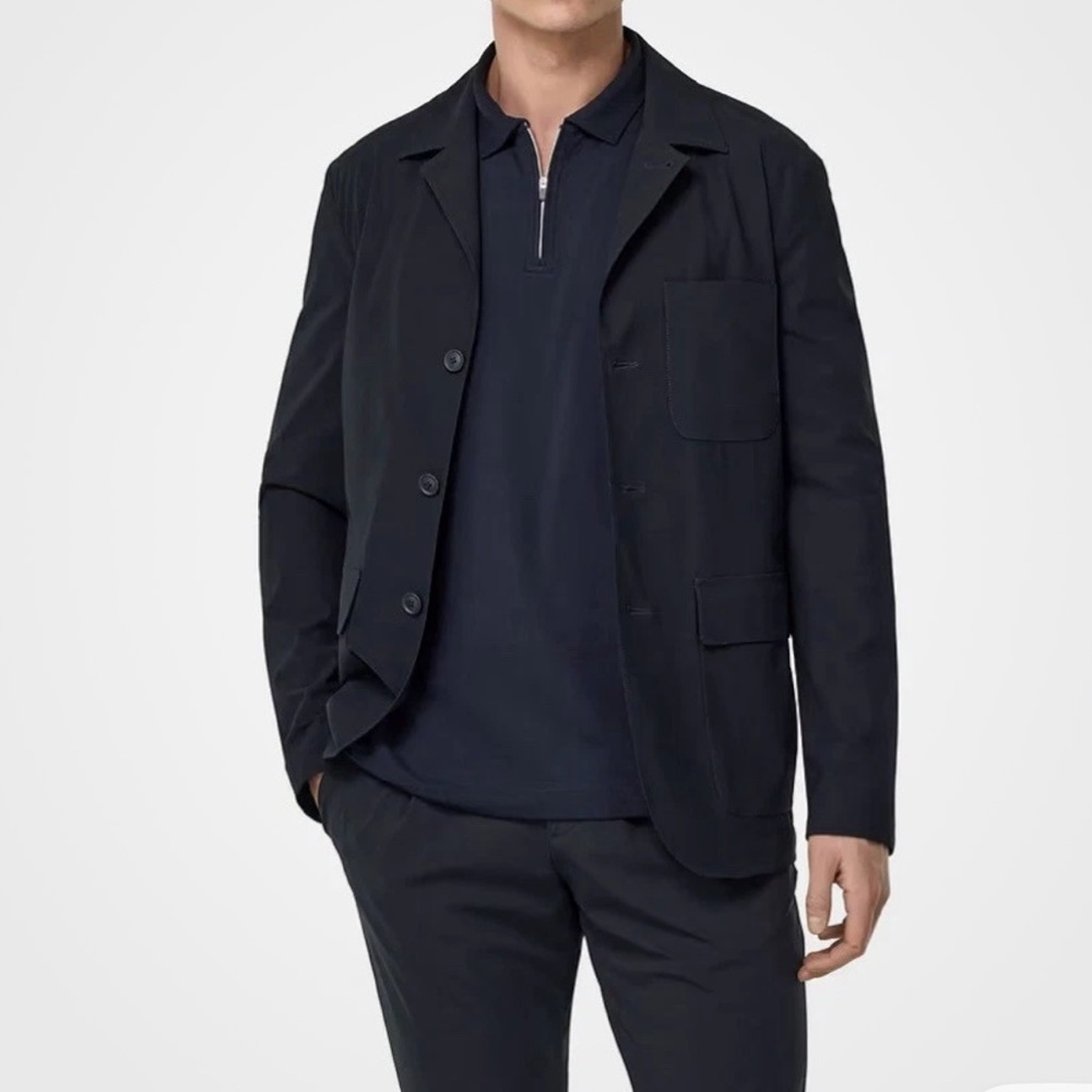 New ✨ BOGGI Milano B Tech Stretch Men Black Blazer Size 48R